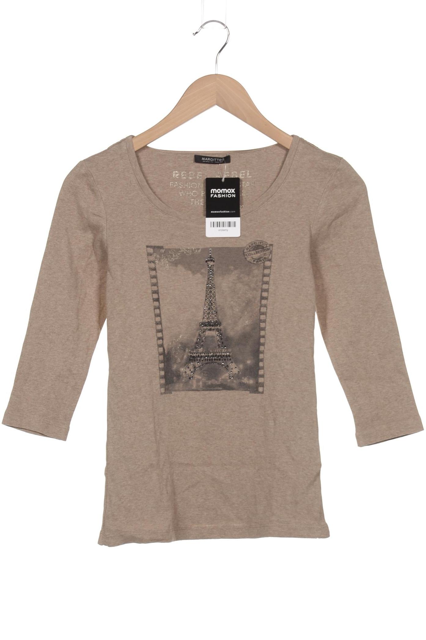 

Margittes Damen Langarmshirt, braun, Gr. 36