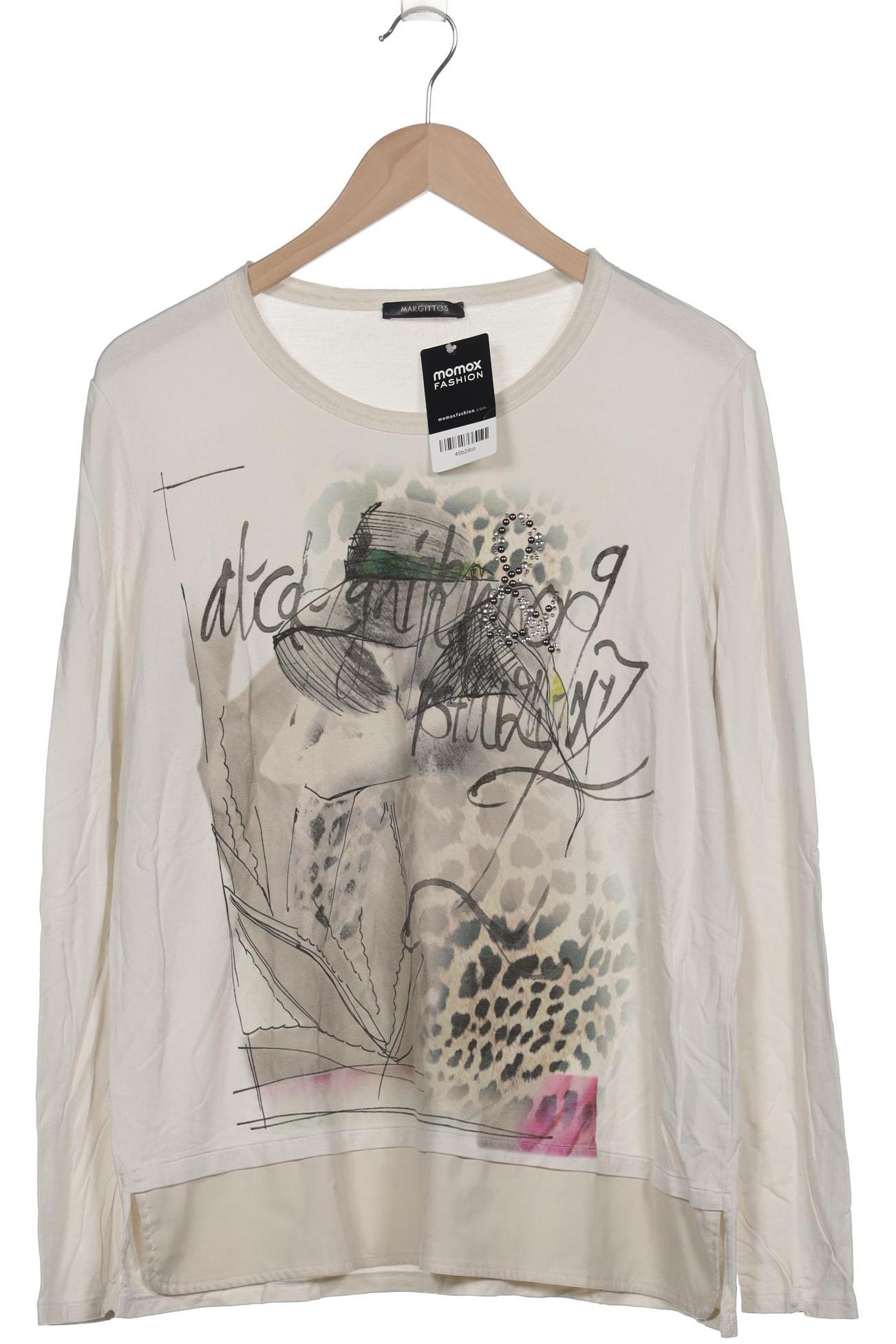 

Margittes Damen Langarmshirt, grau, Gr. 38