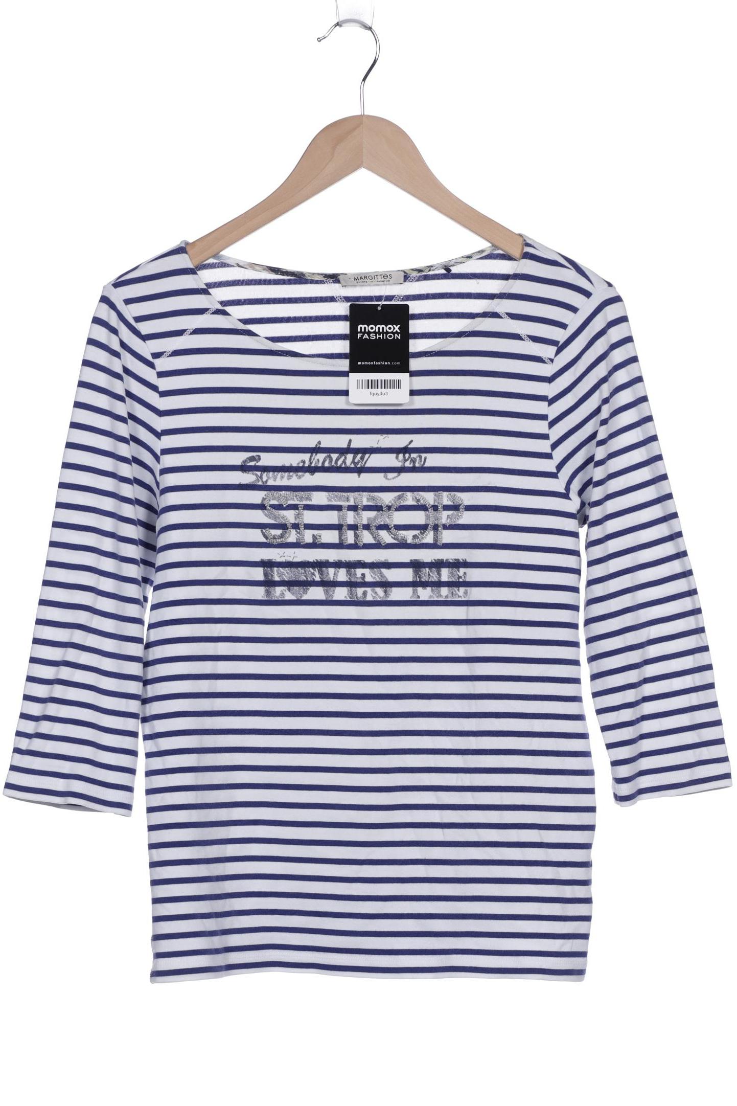

MARGITTES Damen Langarmshirt, weiß