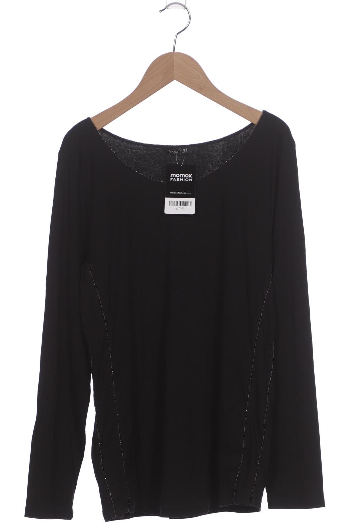 

Margittes Damen Langarmshirt, schwarz, Gr. 44