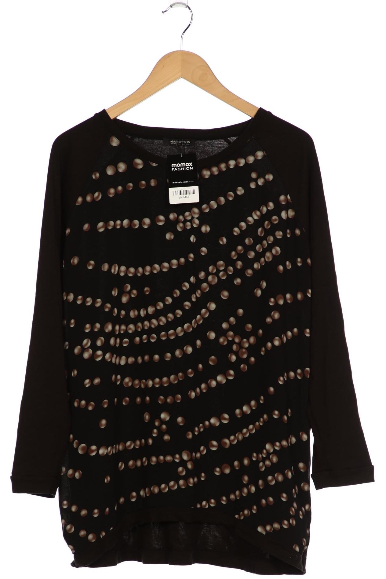 

Margittes Damen Langarmshirt, schwarz, Gr. 44