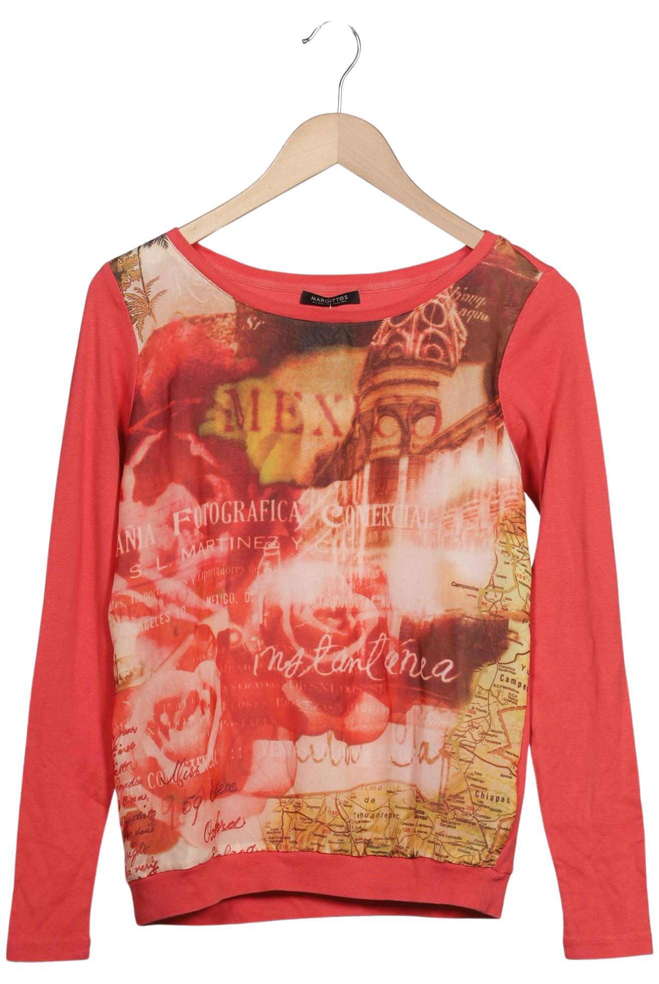 

Margittes Damen Langarmshirt, rot, Gr. 36