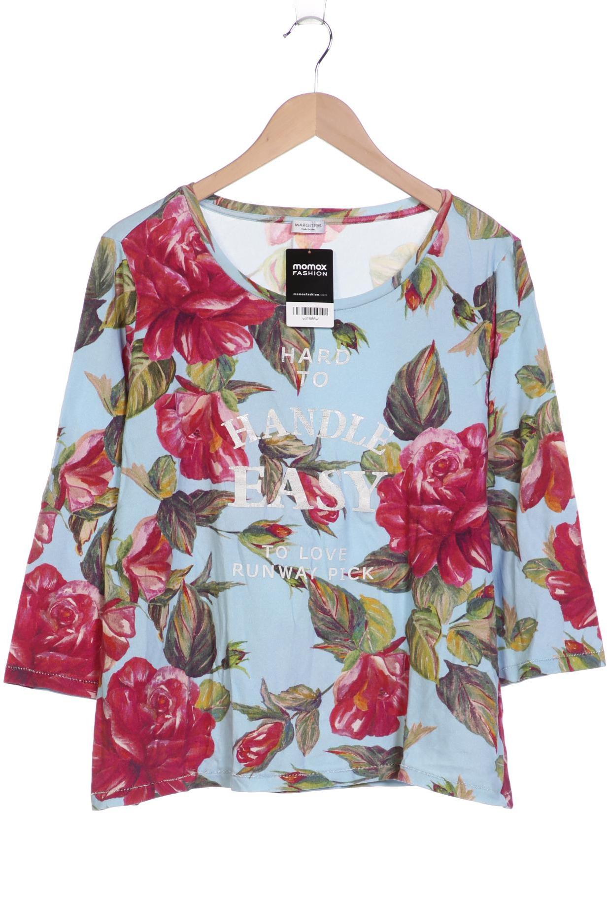 

Margittes Damen Langarmshirt, blau, Gr. 46
