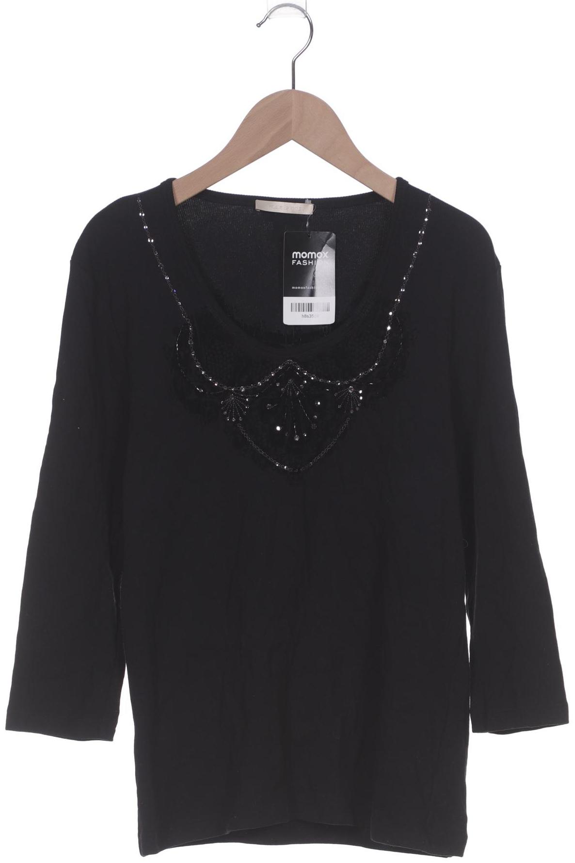 

Margittes Damen Langarmshirt, schwarz, Gr. 42