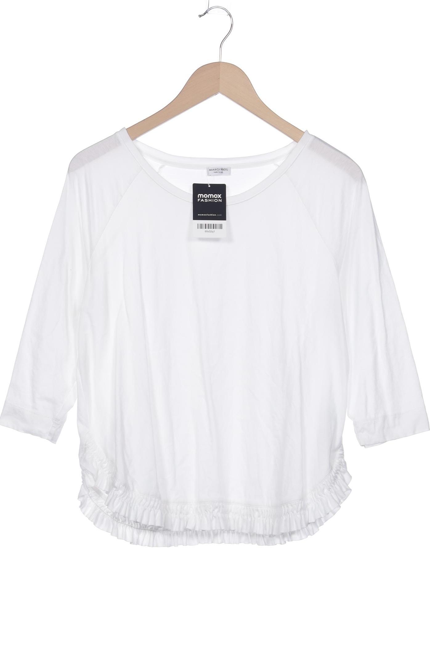 

Margittes Damen Langarmshirt, weiß, Gr. 40