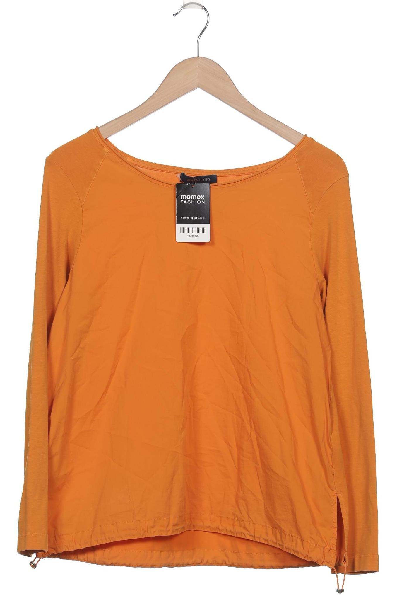 

Margittes Damen Langarmshirt, orange, Gr. 38