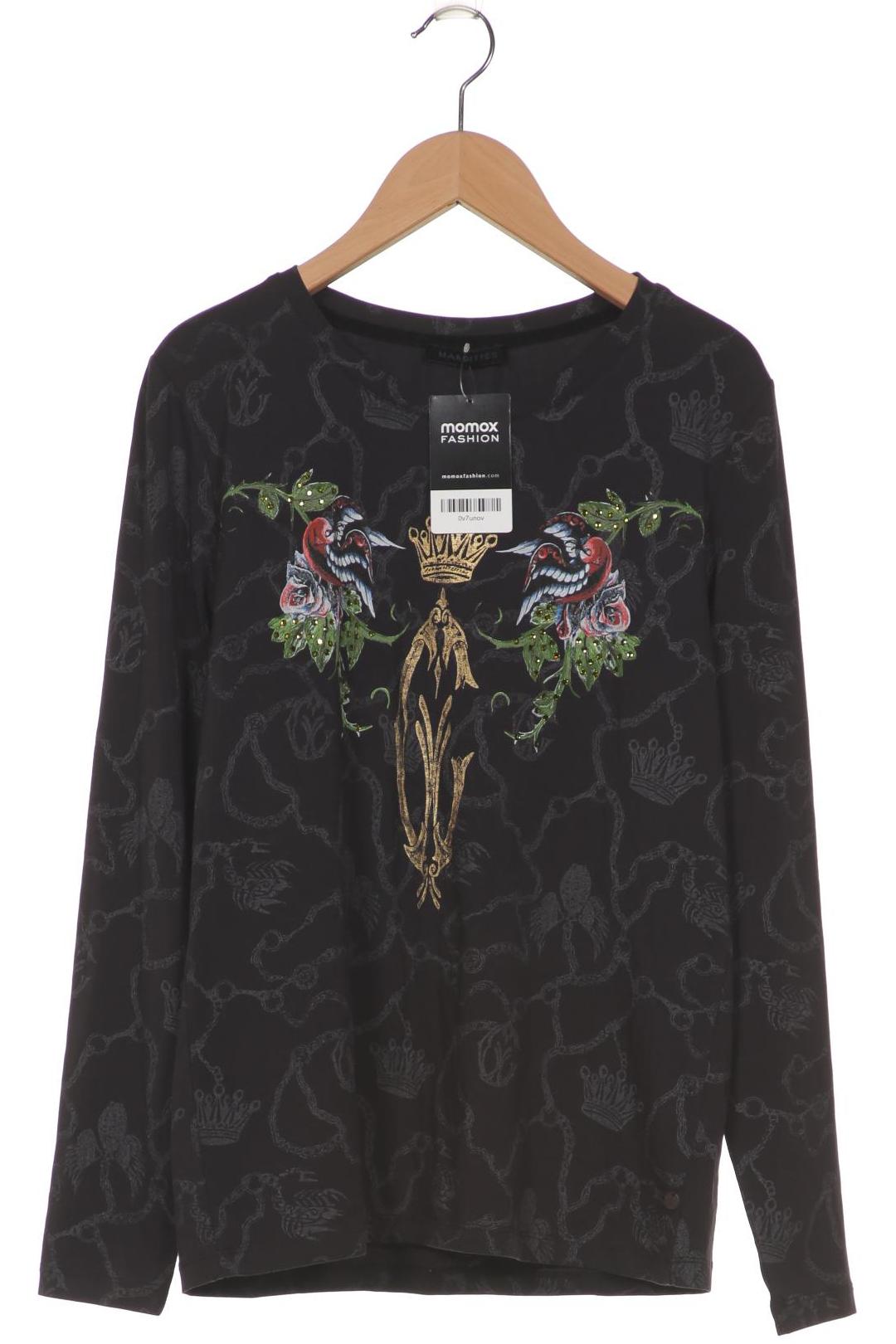 

Margittes Damen Langarmshirt, schwarz, Gr. 42