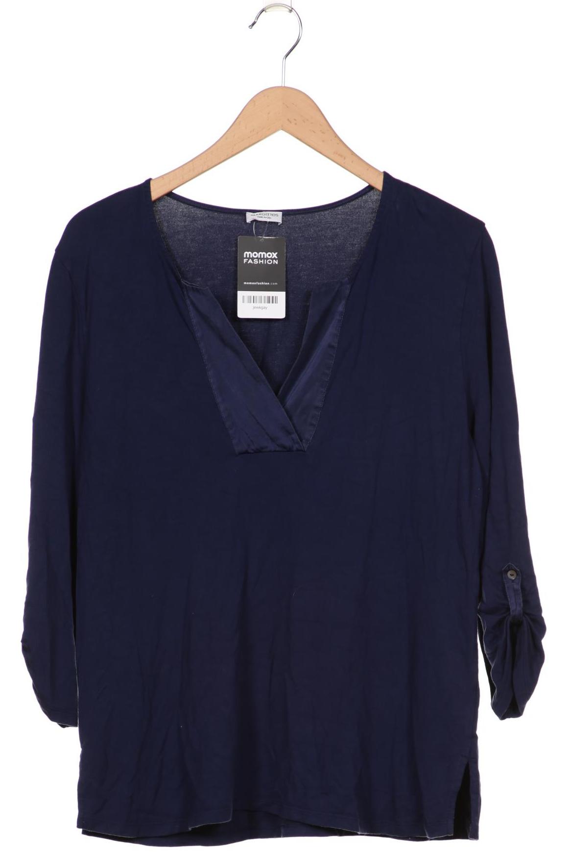 

Margittes Damen Langarmshirt, marineblau, Gr. 42