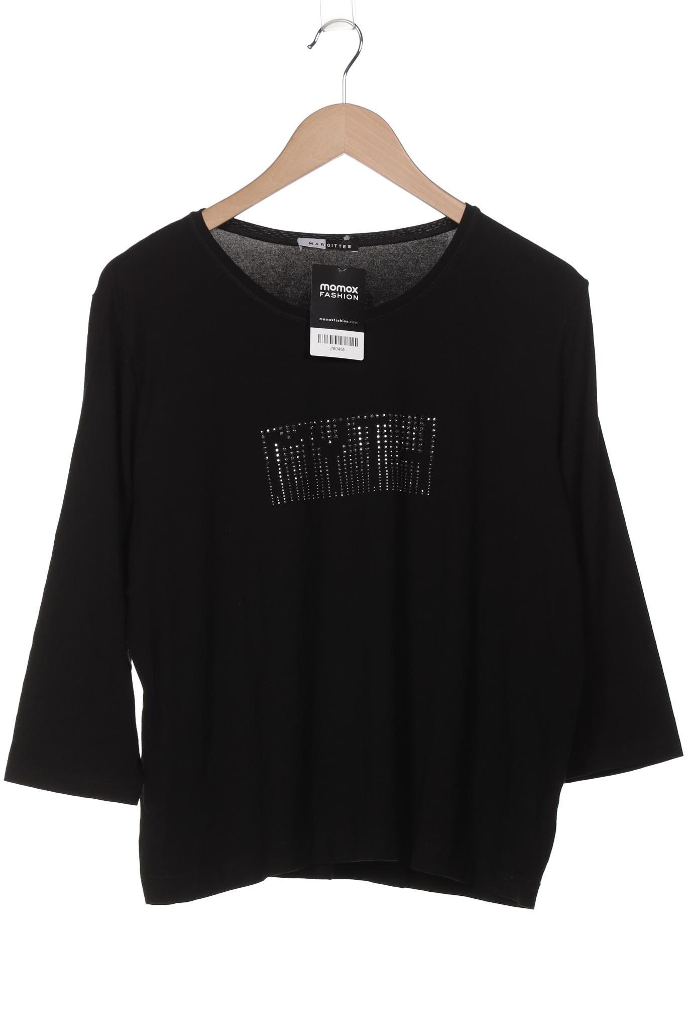 

Margittes Damen Langarmshirt, schwarz, Gr. 46