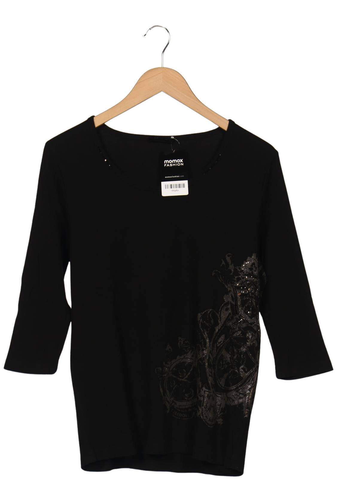 

Margittes Damen Langarmshirt, schwarz, Gr. 46