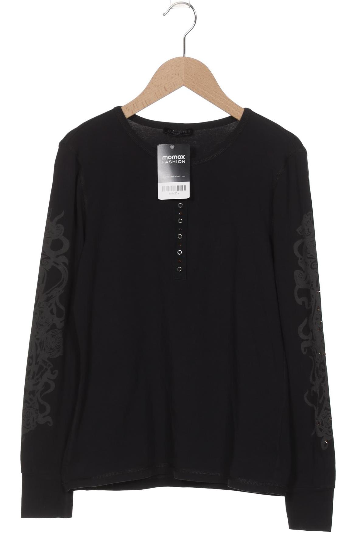 

Margittes Damen Langarmshirt, schwarz, Gr. 40
