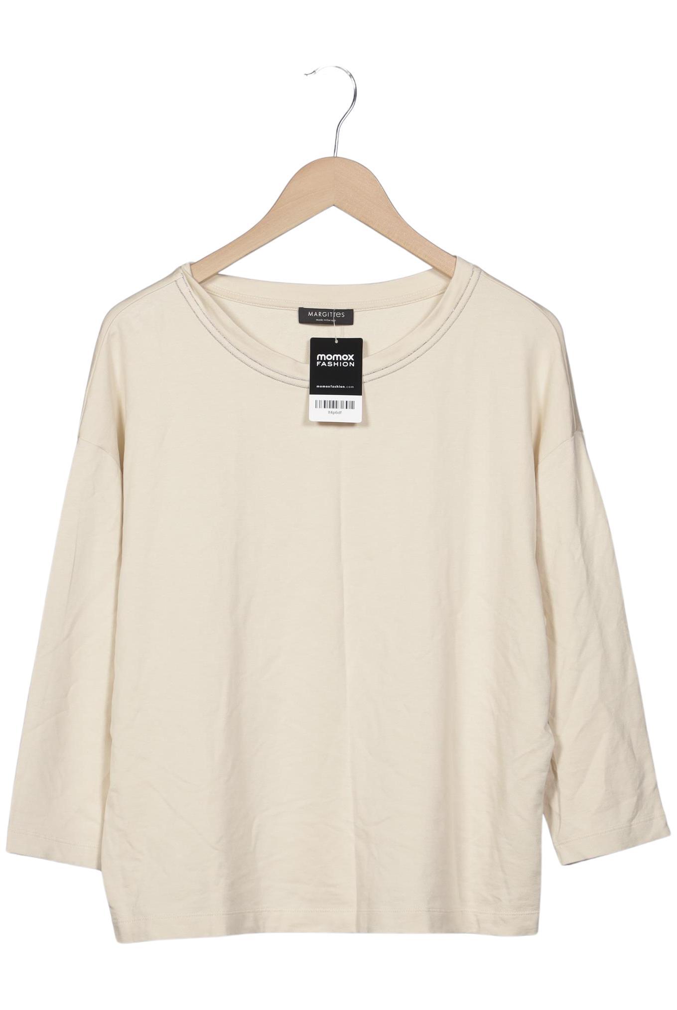 

Margittes Damen Langarmshirt, cremeweiß, Gr. 42