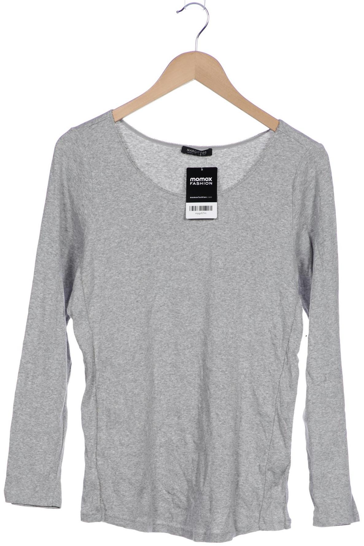 

Margittes Damen Langarmshirt, grau, Gr. 44