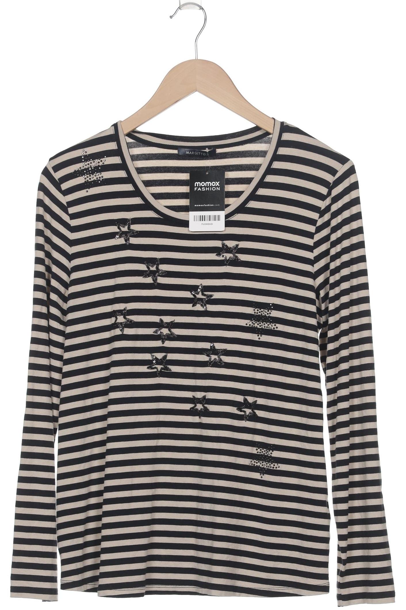 Thumbnail - Margittes Damen Langarmshirt, beige, Gr. 40