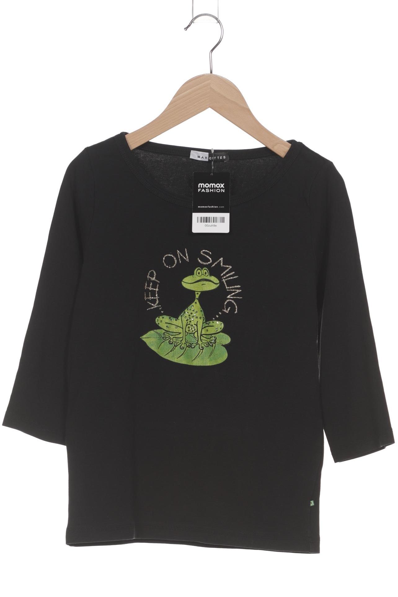 

Margittes Damen Langarmshirt, schwarz, Gr. 40