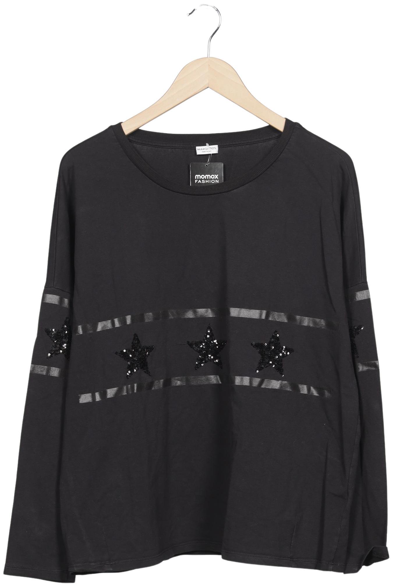 

Margittes Damen Langarmshirt, schwarz, Gr. 44