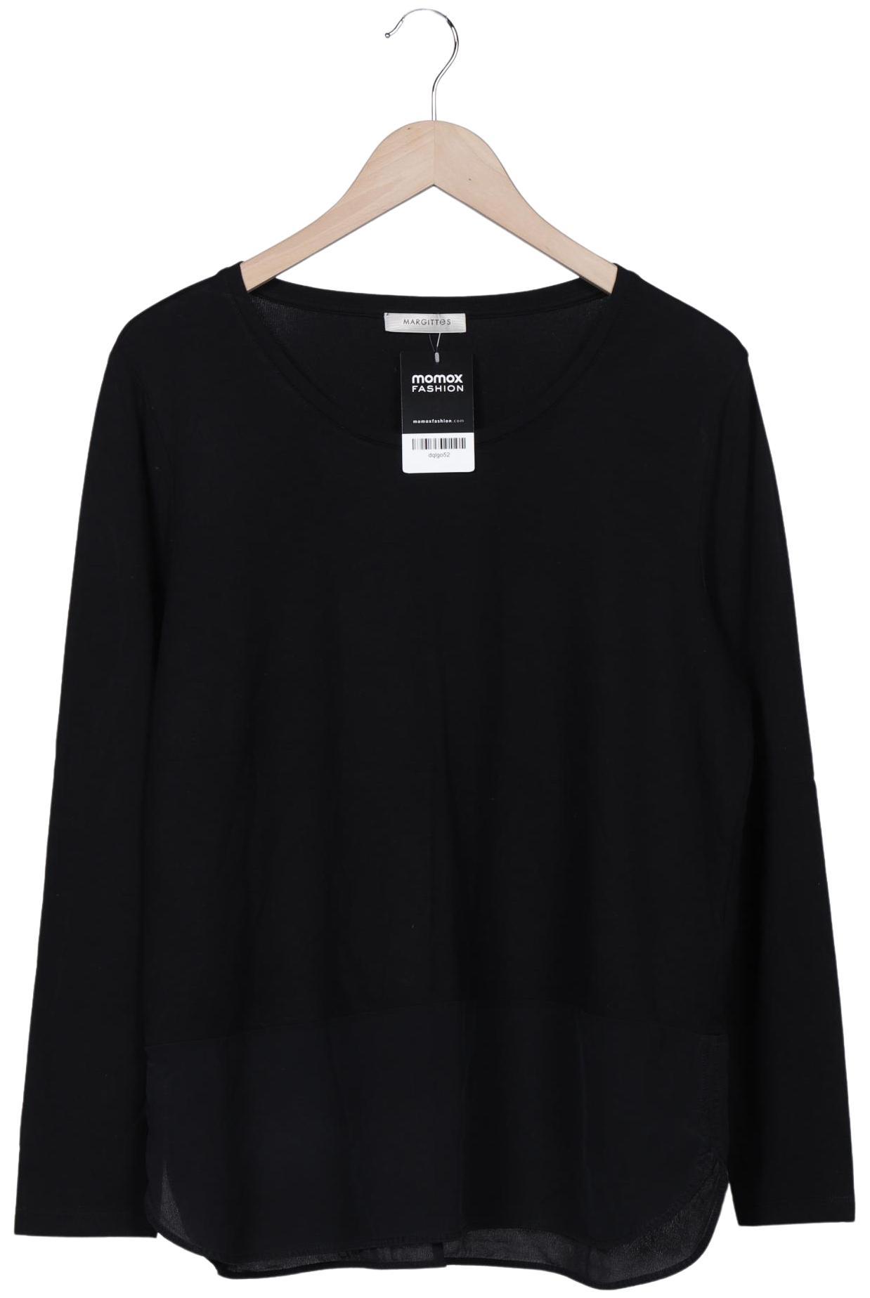 

Margittes Damen Langarmshirt, schwarz, Gr. 46