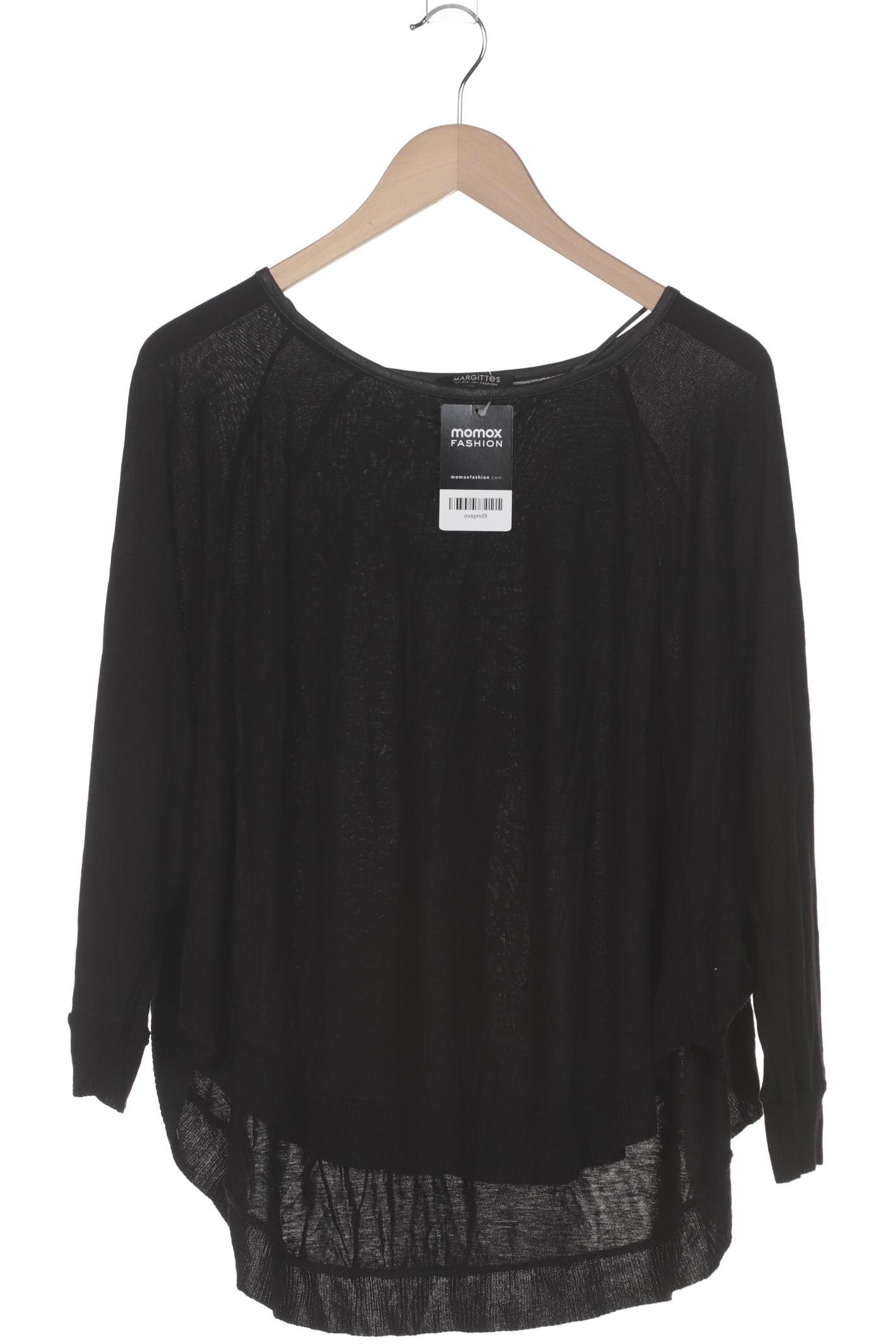 

Margittes Damen Langarmshirt, schwarz, Gr. 38