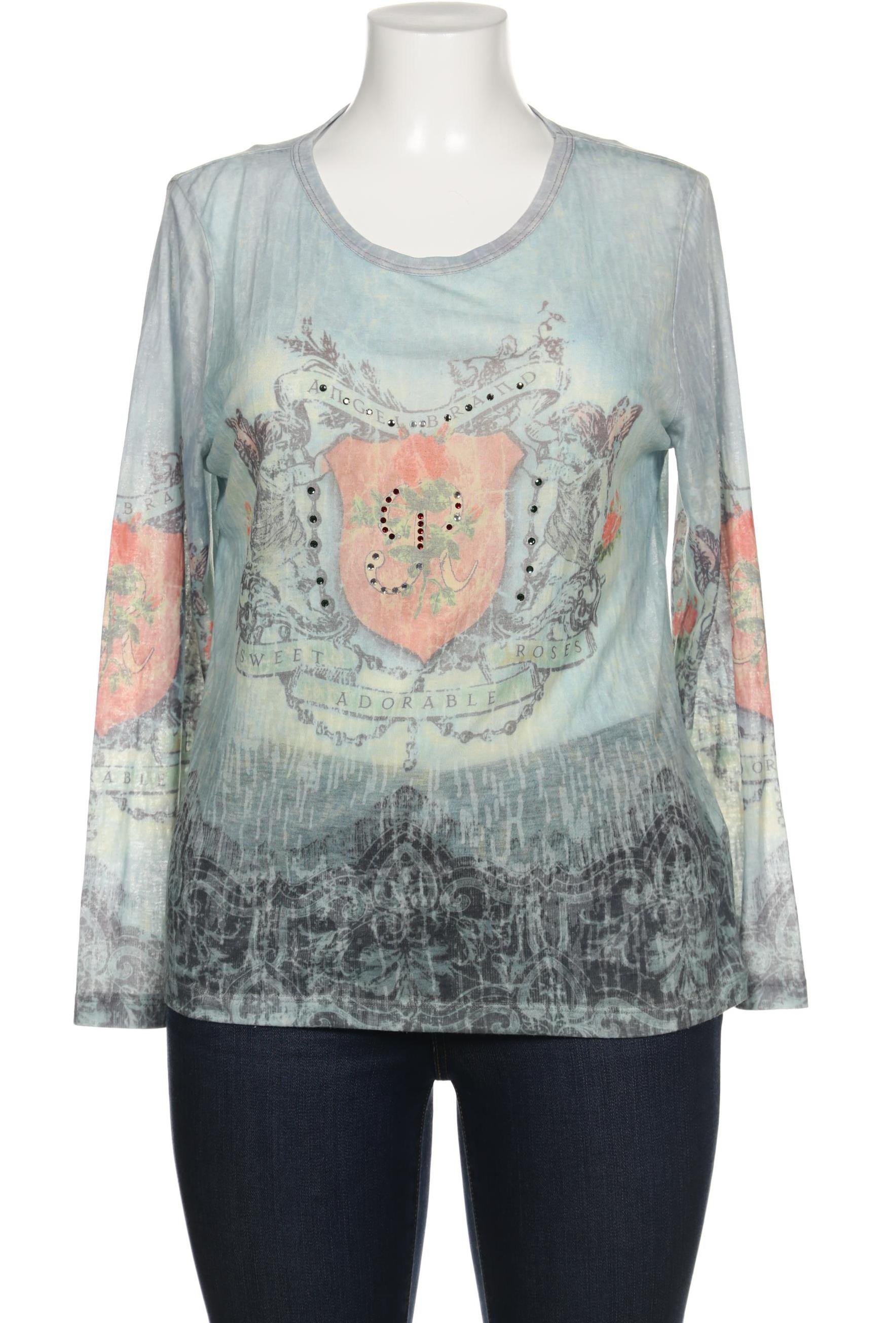 

Margittes Damen Langarmshirt, türkis, Gr. 44