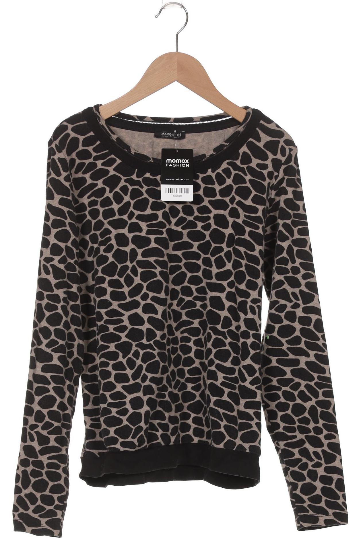 

Margittes Damen Langarmshirt, schwarz, Gr. 40