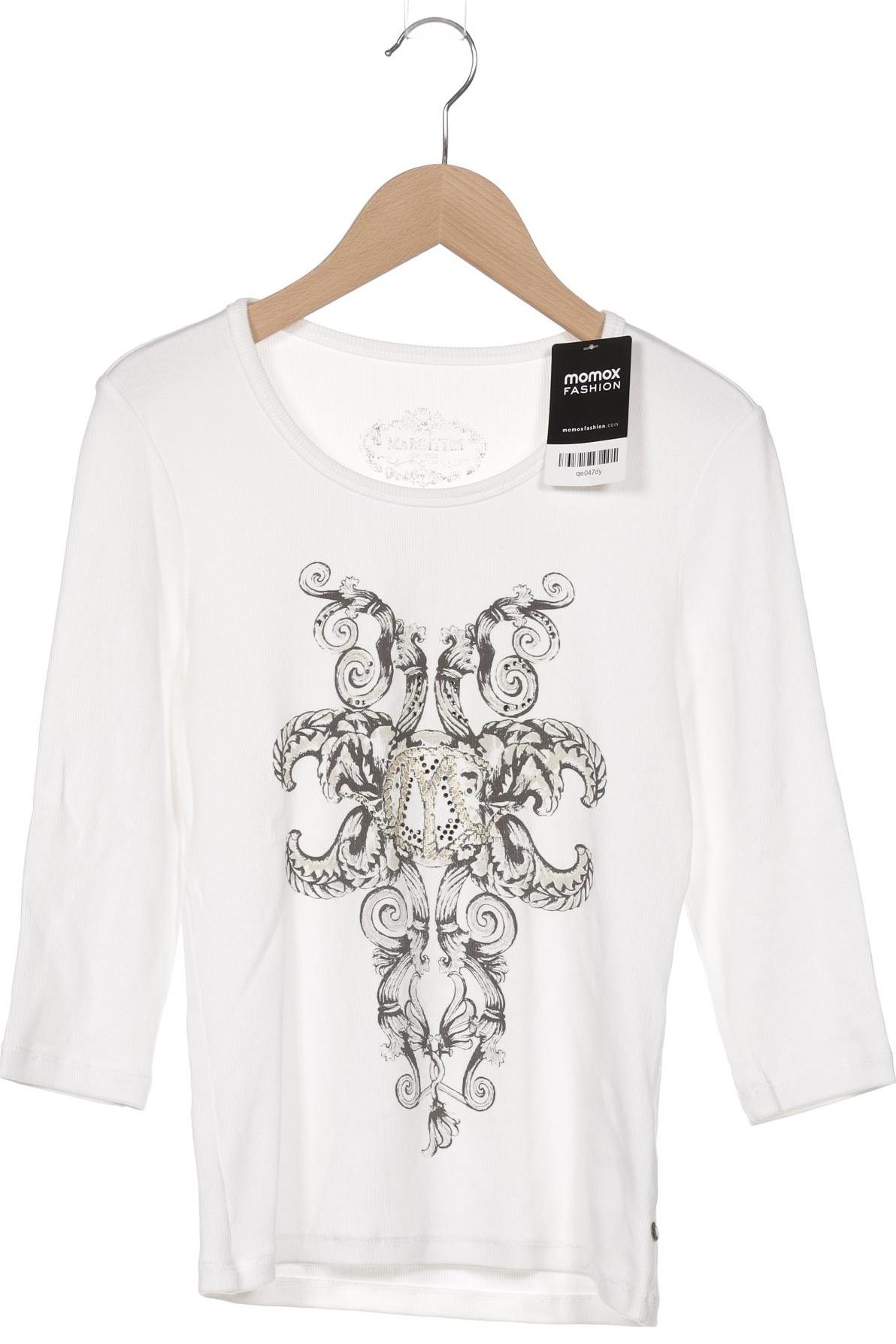

Margittes Damen Langarmshirt, weiß, Gr. 38