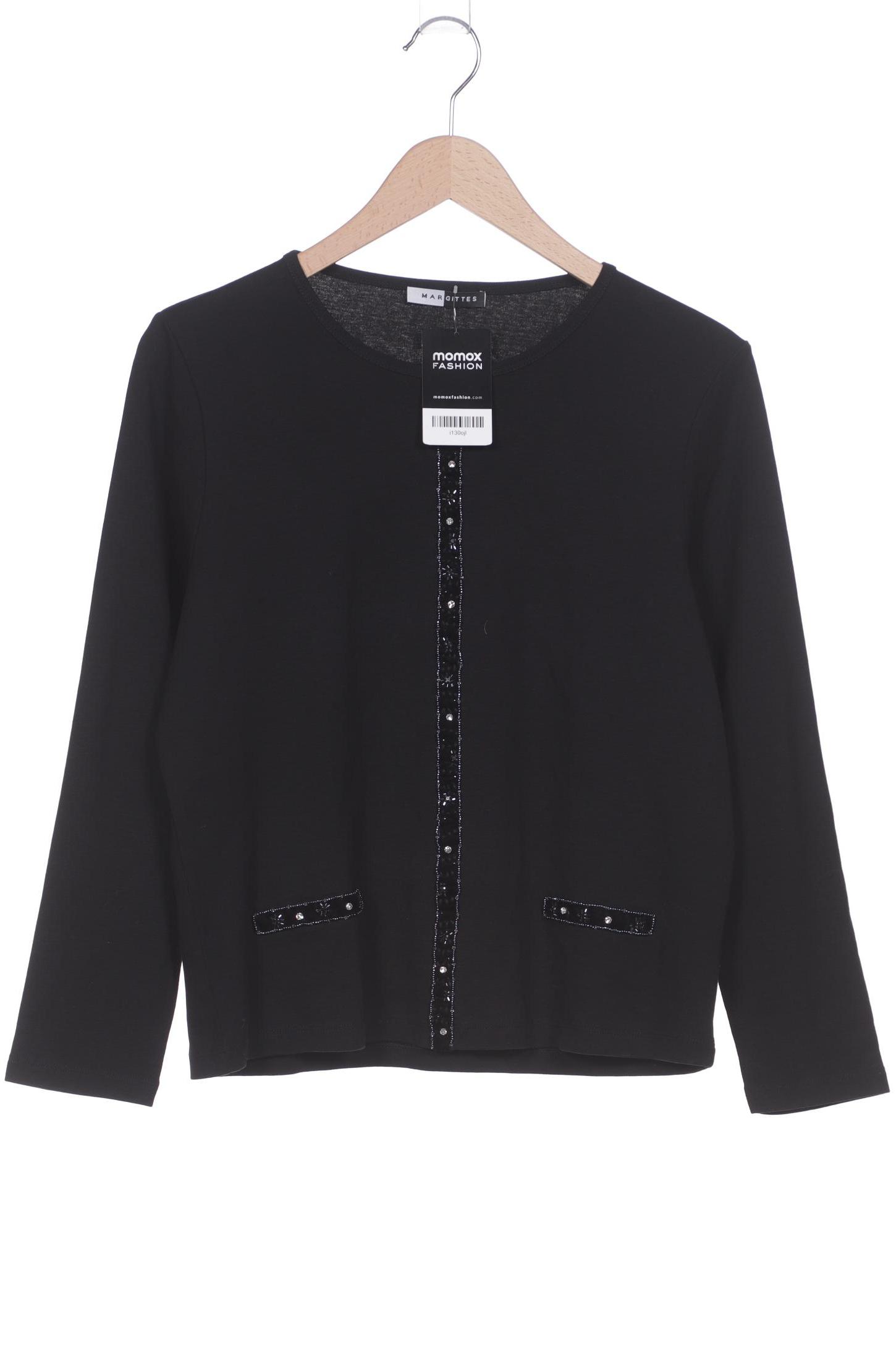 

Margittes Damen Langarmshirt, schwarz, Gr. 44