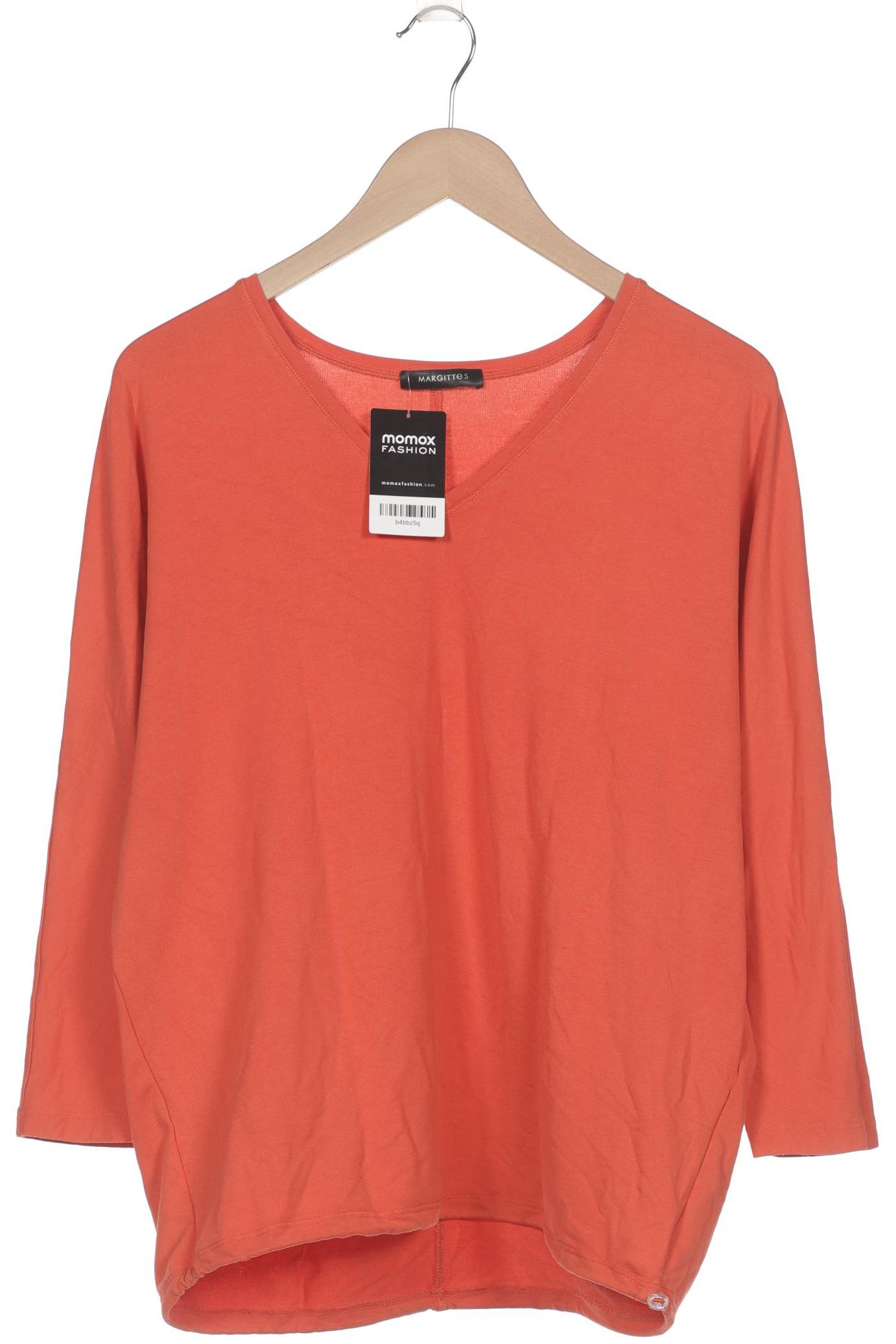 

Margittes Damen Langarmshirt, orange, Gr. 42
