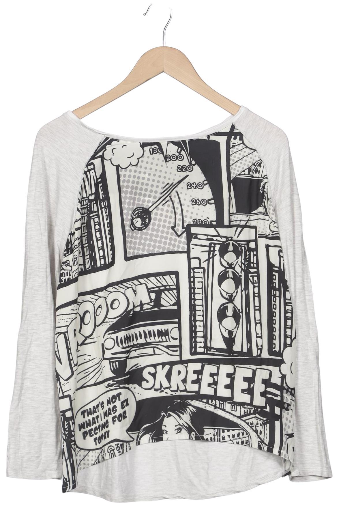 

Margittes Damen Langarmshirt, grau, Gr. 40