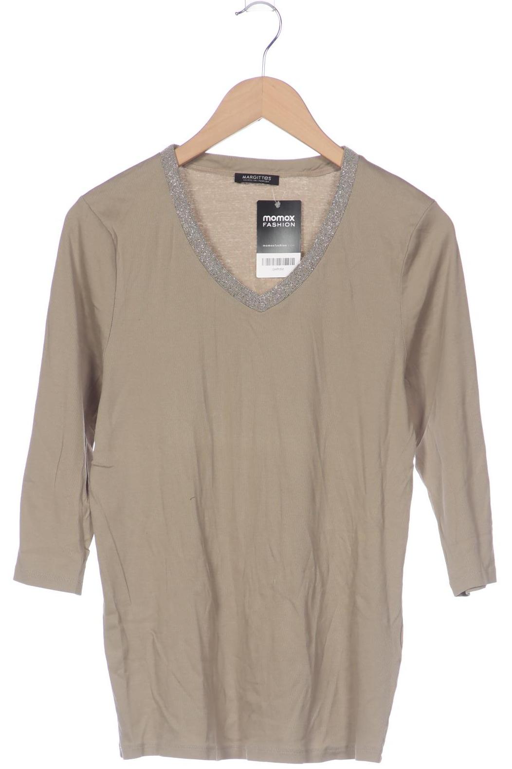

Margittes Damen Langarmshirt, beige, Gr. 46