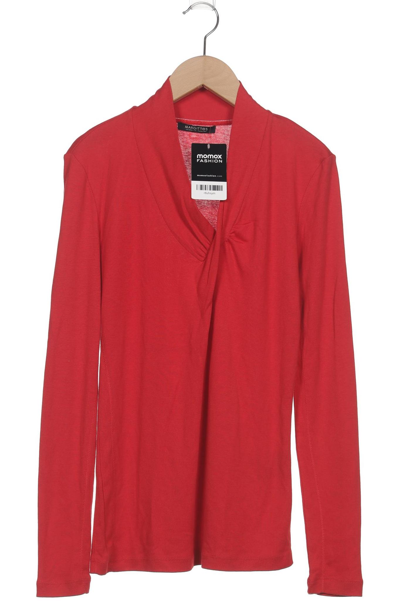 

Margittes Damen Langarmshirt, rot, Gr. 38