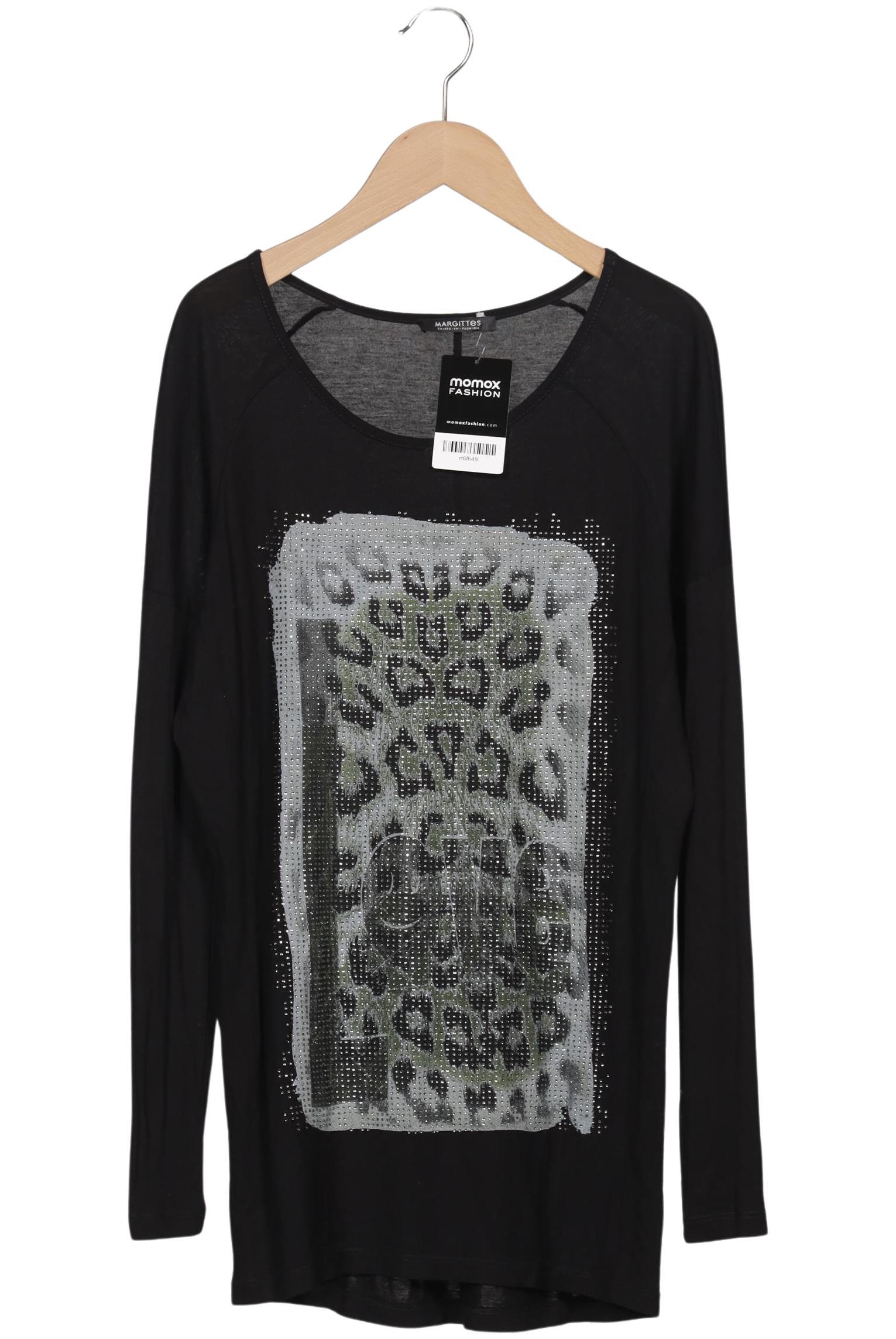 

Margittes Damen Langarmshirt, schwarz, Gr. 38