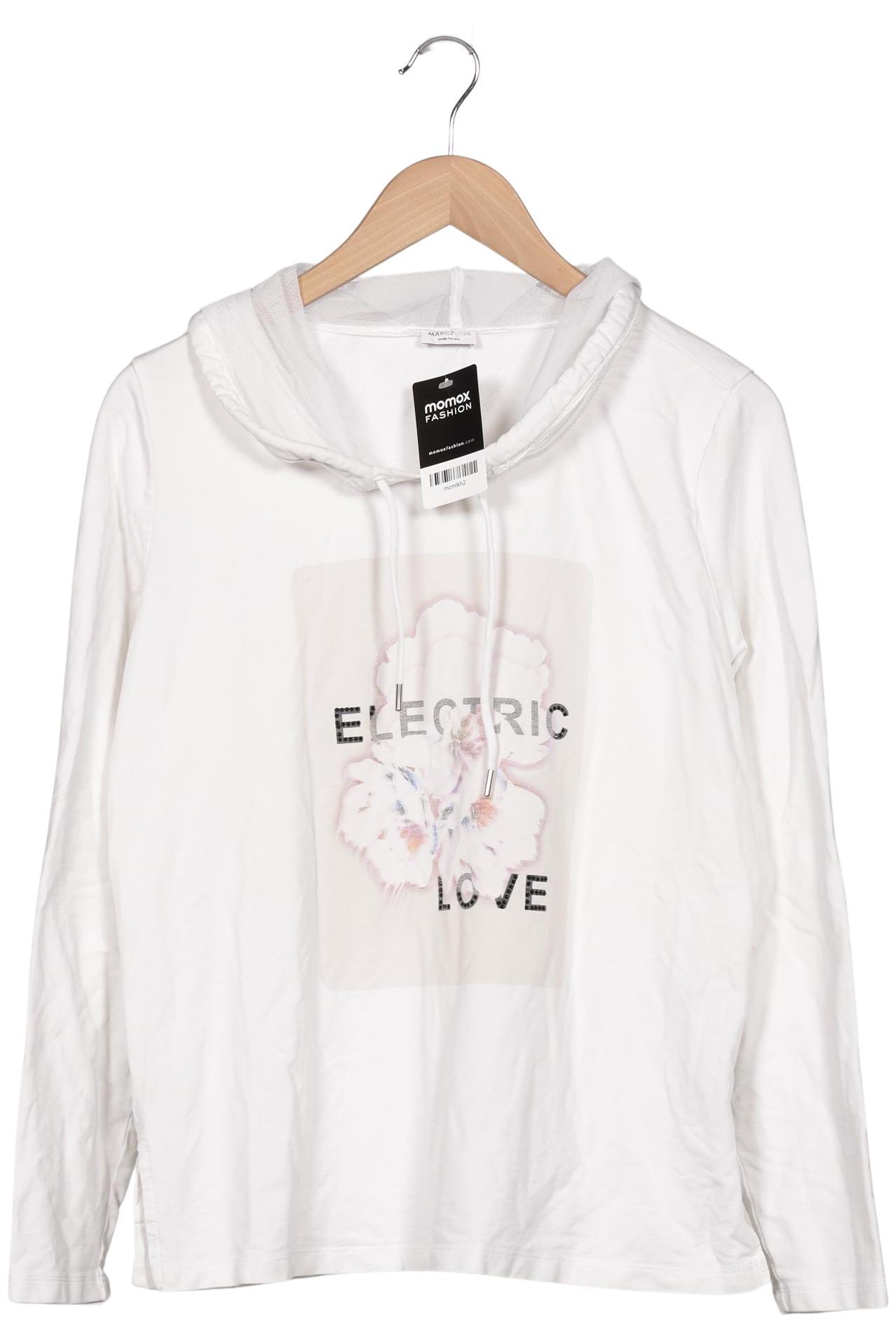 

Margittes Damen Langarmshirt, weiß, Gr. 40
