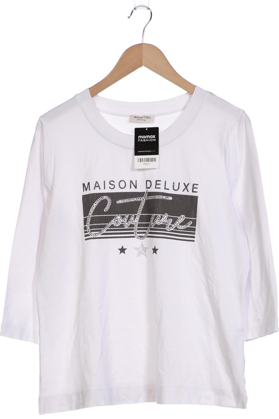 

Margittes Damen Langarmshirt, weiß, Gr. 42