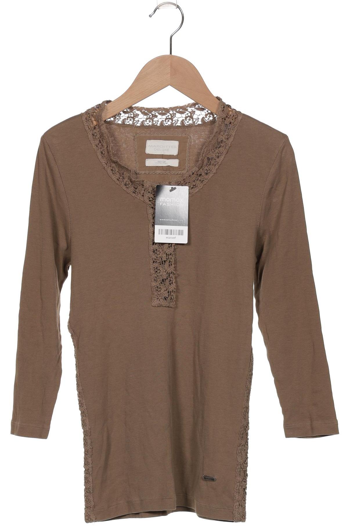 

Margittes Damen Langarmshirt, braun, Gr. 38