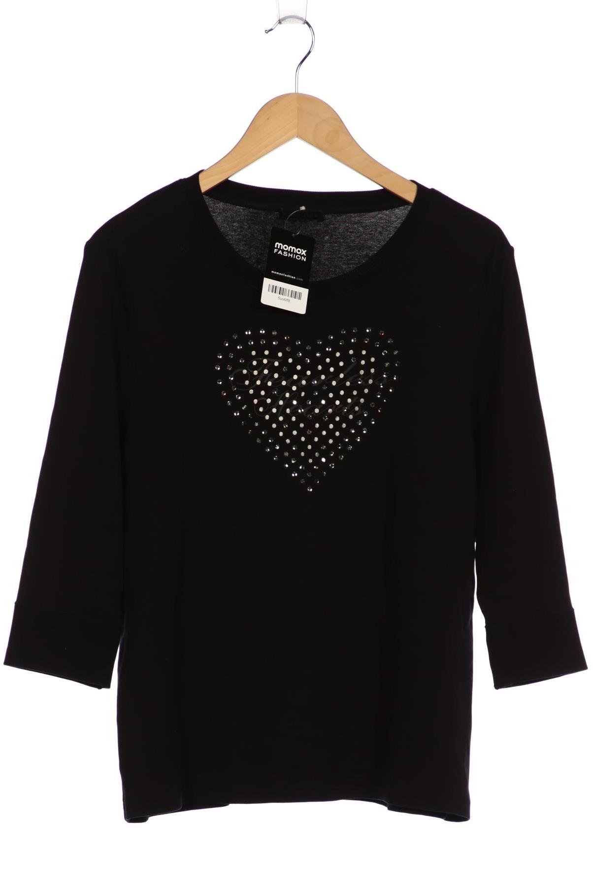 

Margittes Damen Langarmshirt, schwarz, Gr. 48