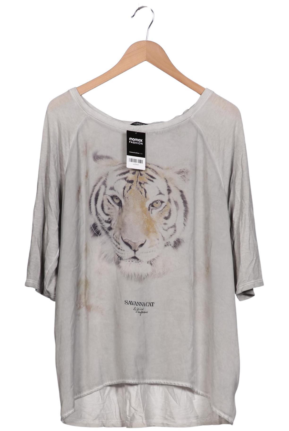 

Margittes Damen Langarmshirt, grau, Gr. 42