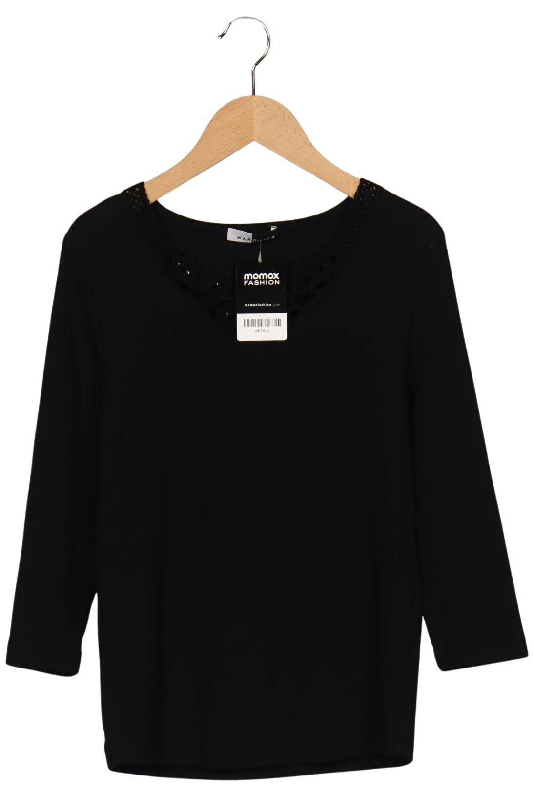 

Margittes Damen Langarmshirt, schwarz, Gr. 38