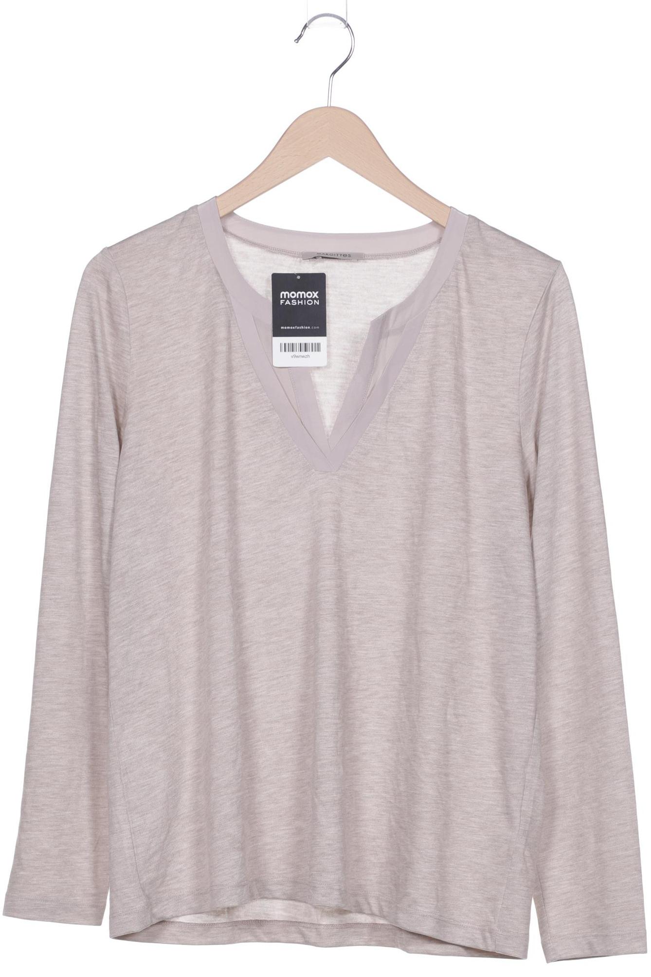 

Margittes Damen Langarmshirt, beige, Gr. 42