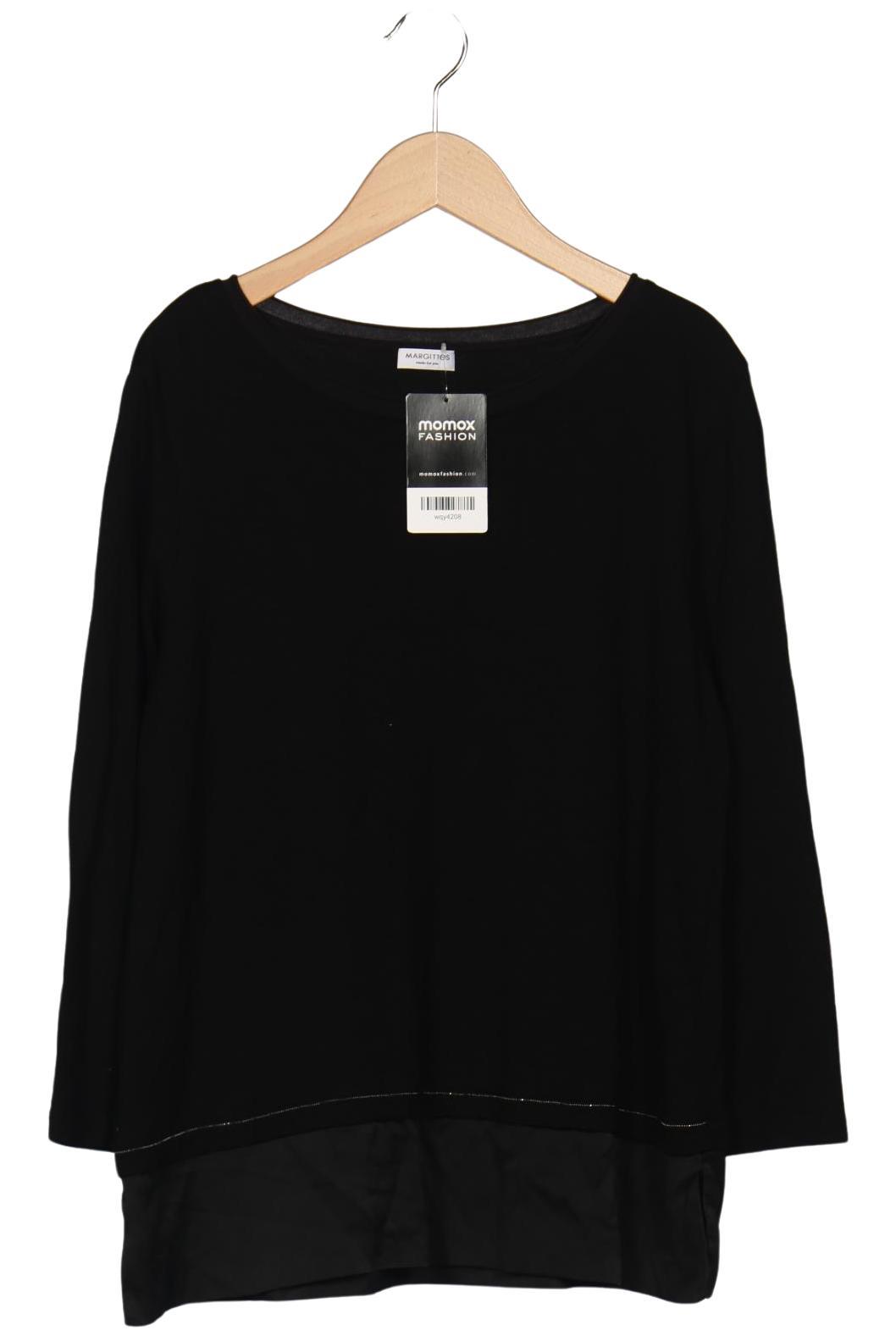 

Margittes Damen Langarmshirt, schwarz, Gr. 36