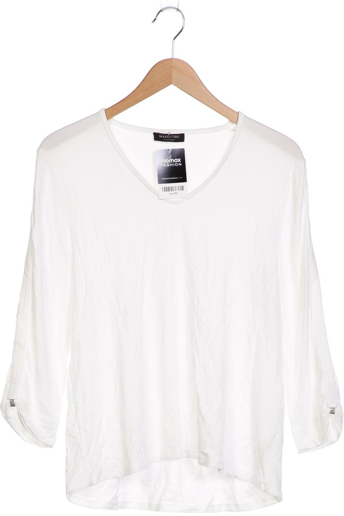 

Margittes Damen Langarmshirt, weiß, Gr. 42