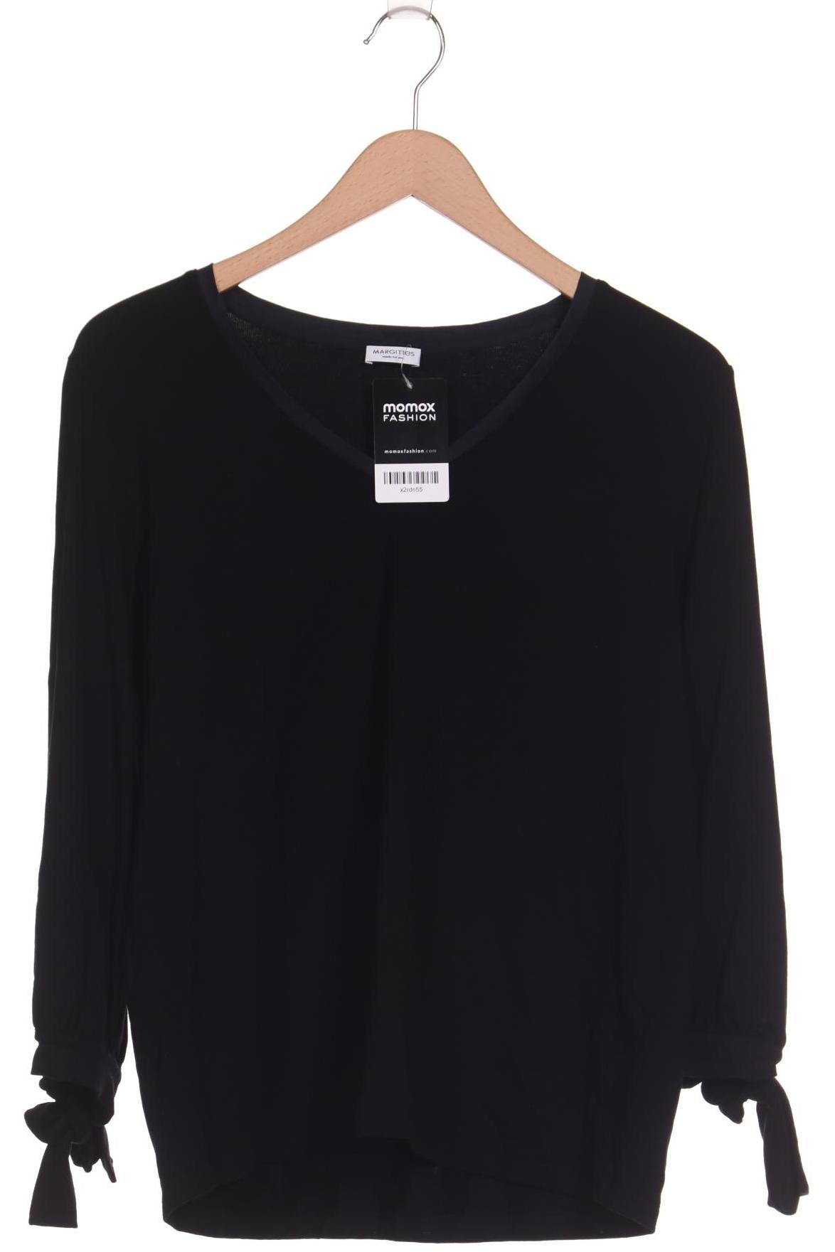 

Margittes Damen Langarmshirt, schwarz, Gr. 40