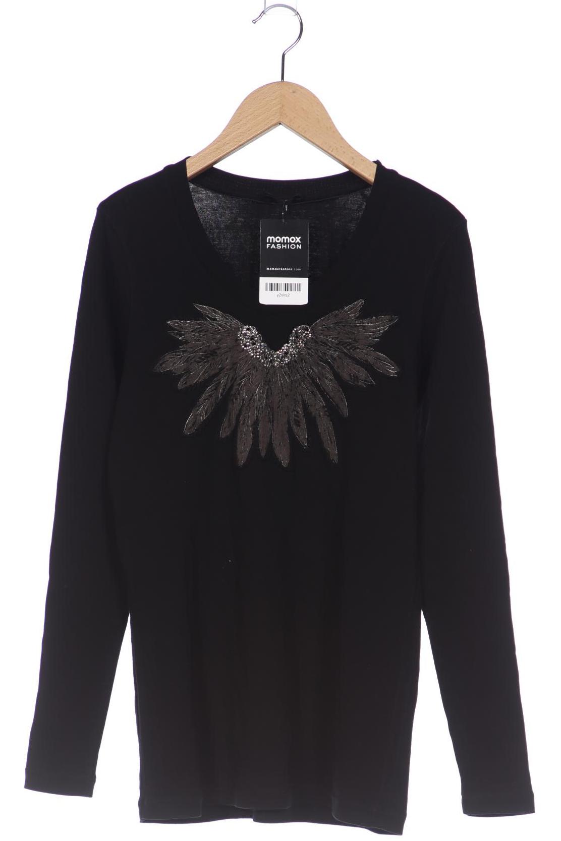 

Margittes Damen Langarmshirt, schwarz, Gr. 40
