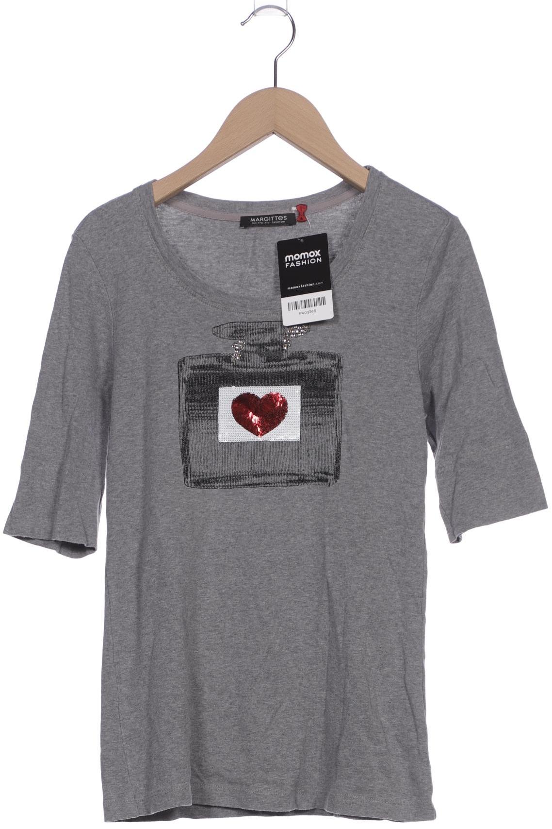 

Margittes Damen Langarmshirt, grau, Gr. 38