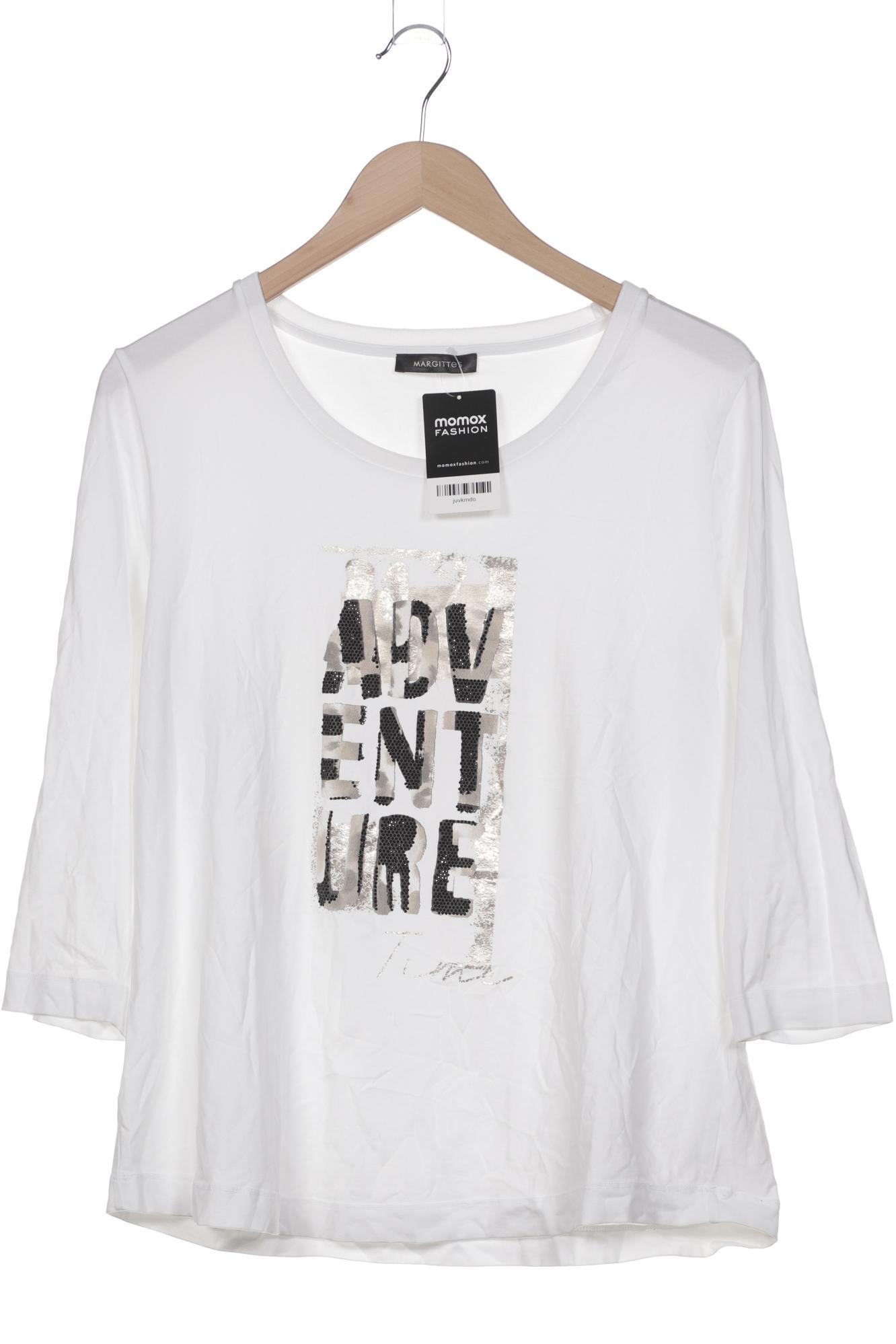 

Margittes Damen Langarmshirt, weiß, Gr. 46