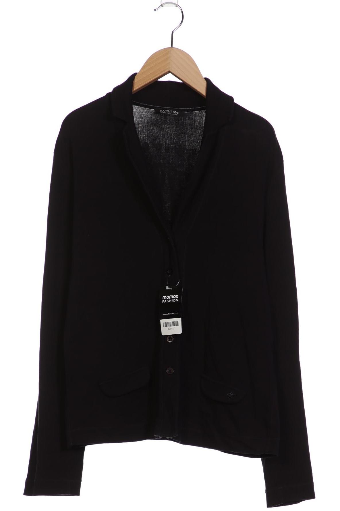 Thumbnail - Margittes Damen Strickjacke, schwarz, Gr. 44