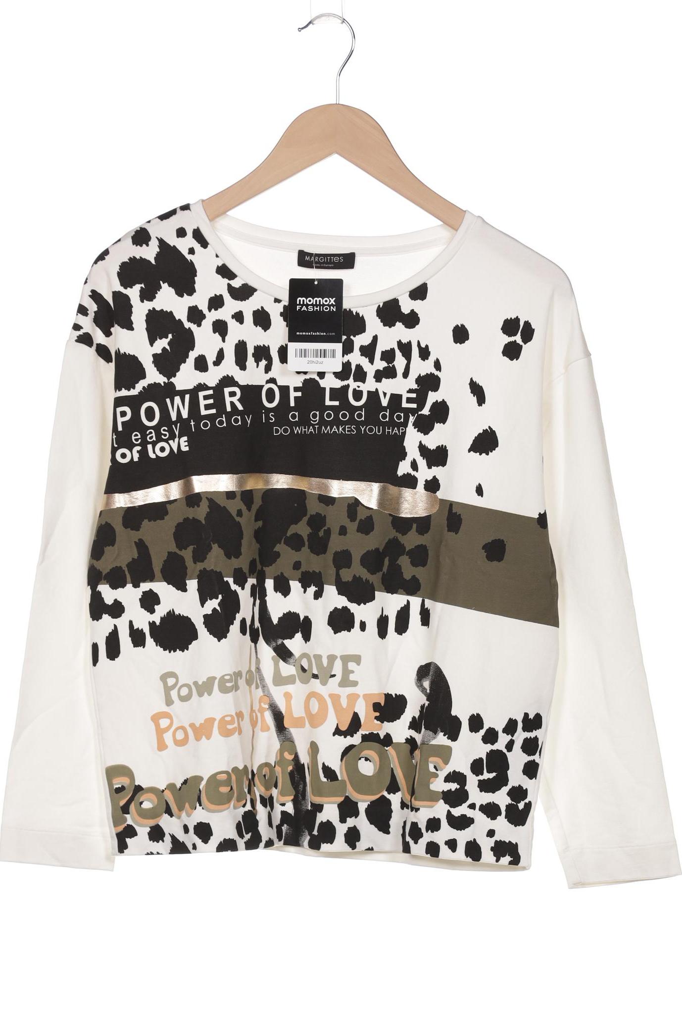 

Margittes Damen Sweatshirt, cremeweiß, Gr. 36
