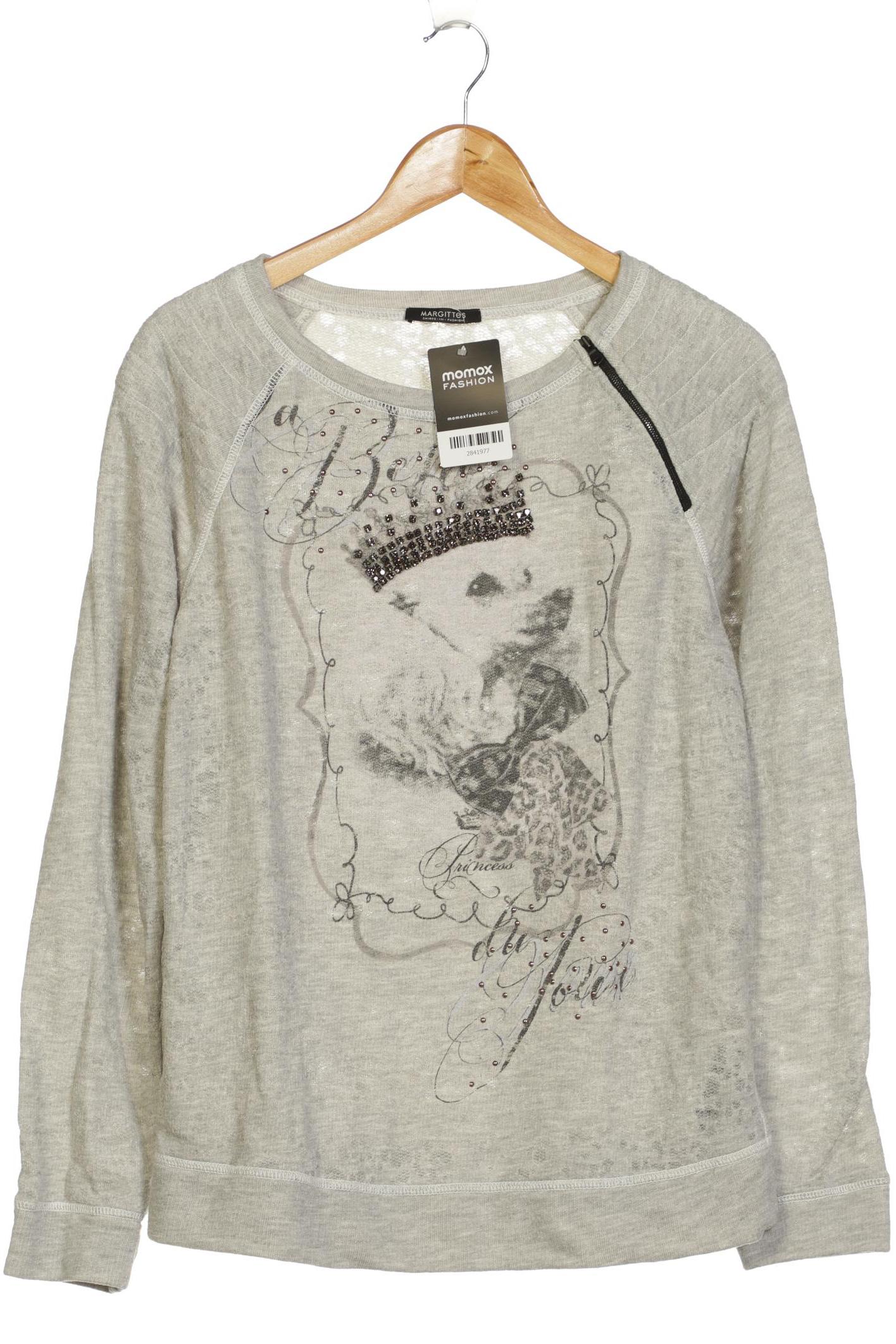 

Margittes Damen Sweatshirt, grau, Gr. 40