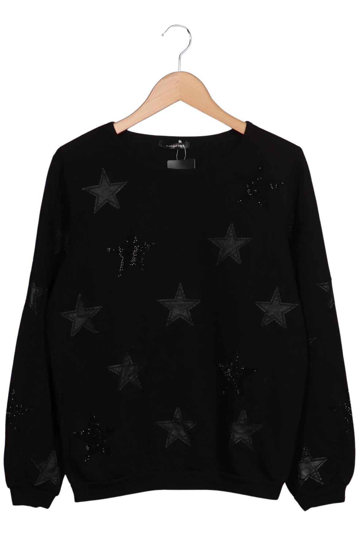

Margittes Damen Sweatshirt, schwarz, Gr. 38