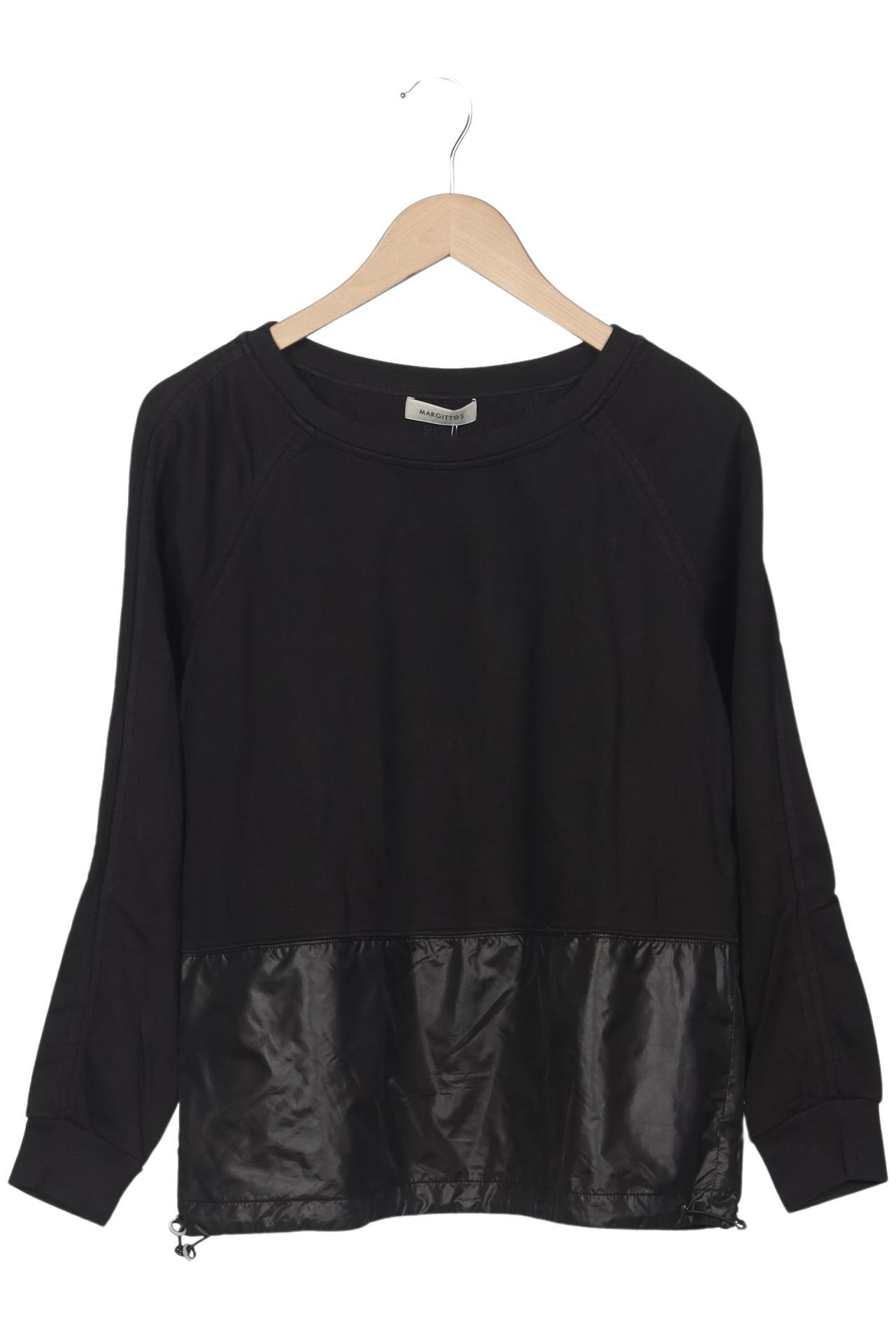 

Margittes Damen Sweatshirt, schwarz, Gr. 40