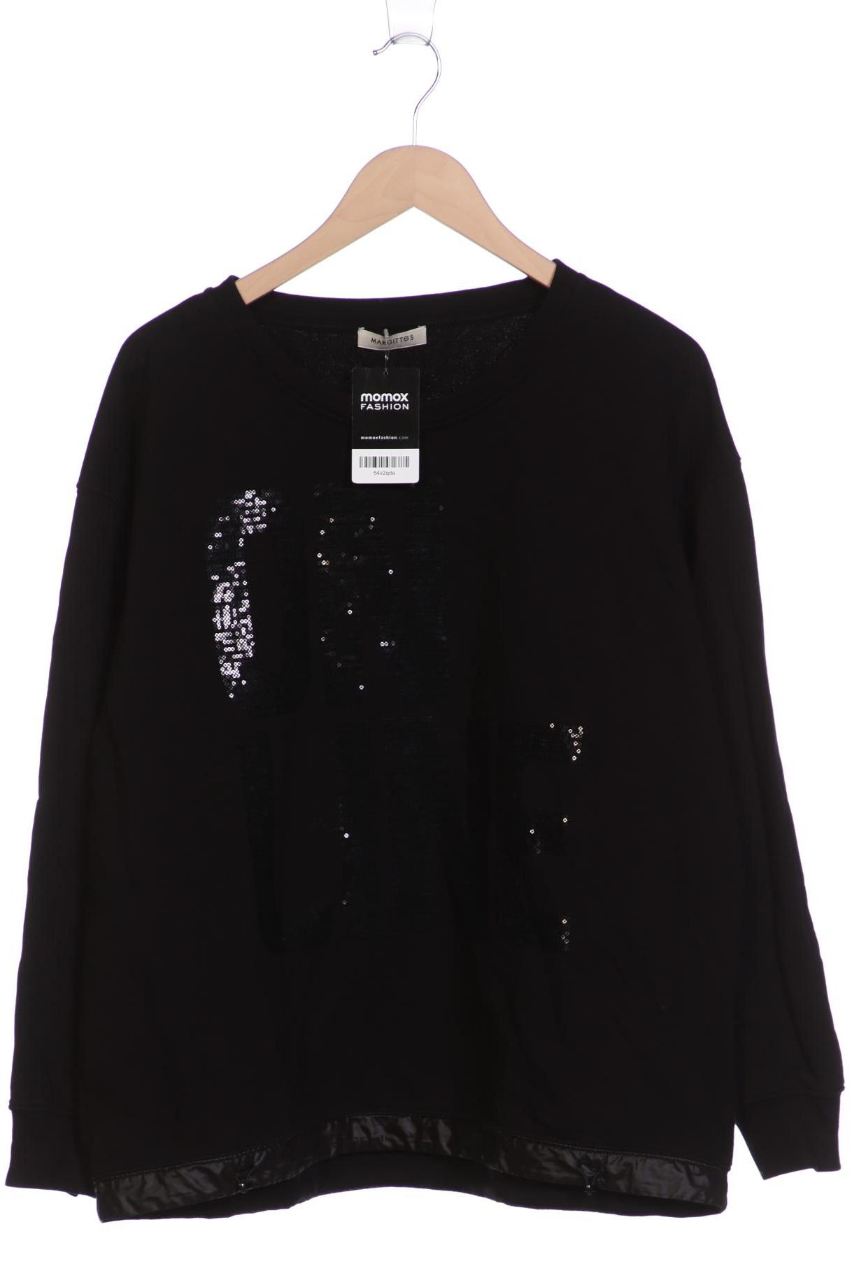 

Margittes Damen Sweatshirt, schwarz, Gr. 44